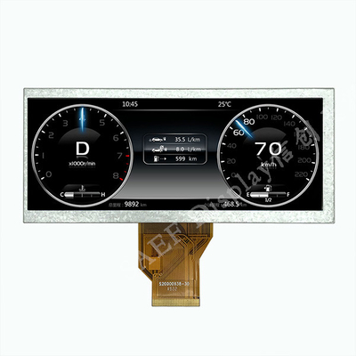 ماژول صفحه نمایش ال سی دی TFT نوع نوار کشیده 800x320 50 پین RGB 24 بیتی