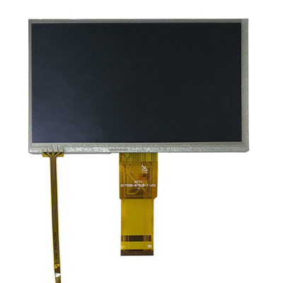 صفحه نمایش TFT 7 اینچی 800x480 TN، پنل صفحه نمایش لمسی صنعتی RGB 50 پین