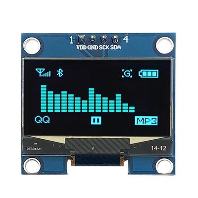 نمایشگر منفعل ماتریس 1.3 اینچی I2C OLED 128x64 COG PCB 4 پین