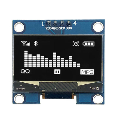 نمایشگر منفعل ماتریس 1.3 اینچی I2C OLED 128x64 COG PCB 4 پین