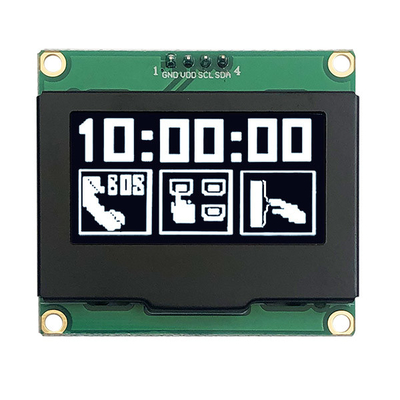 1.54 اینچ I2C رابط SSD1309 صفحه نمایش گرافیکی OLED با منطقه فعال 35.06 x 17.52 mm 128x64 رزولوشن