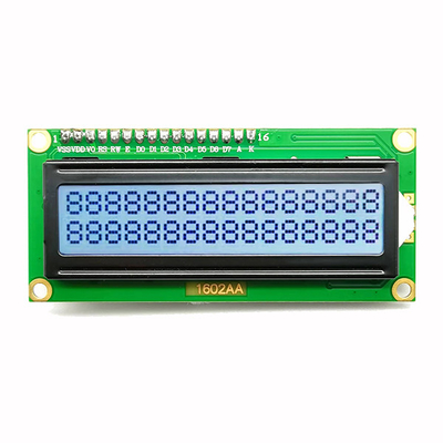 رابط I2C 16x2 کاراکتر نمایشگر LCD آبی 5V 4 پین شماره