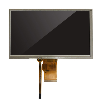 صفحه نمایش 7 اینچی TFT LCD 800x480 نقطه ای، رابط 24 بیتی RGB با پنل لمسی مقاومتی