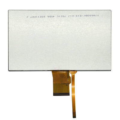 صفحه نمایش 7 اینچی TFT LCD 800x480 نقطه ای، رابط 24 بیتی RGB با پنل لمسی مقاومتی