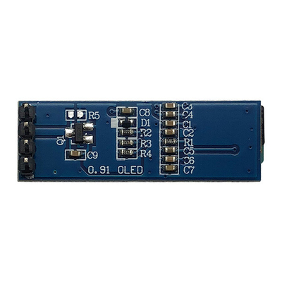 ماژول نمایشگر OLED 3V 5V 128x32 0.91 اینچی 4 پین با آی سی درایور SSD1306