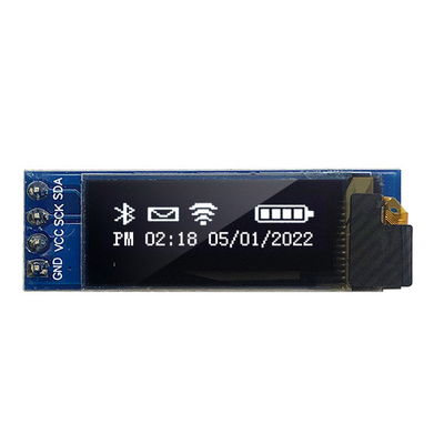 ماژول نمایشگر OLED 3V 5V 128x32 0.91 اینچی 4 پین با آی سی درایور SSD1306