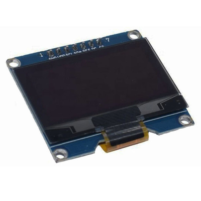 1ماژول صفحه نمایش OLED 54 اینچی 128x64 رزولوشن رابط SPI کنتراست بالا مصرف برق کم