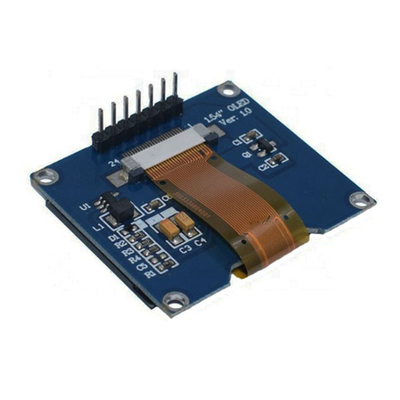 1ماژول صفحه نمایش OLED 54 اینچی 128x64 رزولوشن رابط SPI کنتراست بالا مصرف برق کم