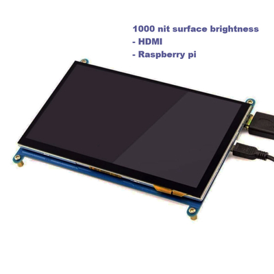 نمایشگر Raspberry PI 7 اینچی HDMI TFT LCD با صفحه نمایش لمسی خازنی