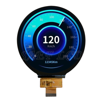 صفحه نمایش LCD لمسی خازنی با درجه 4 اینچ و گرد TFT رابط Mipi 720x720 نقطه