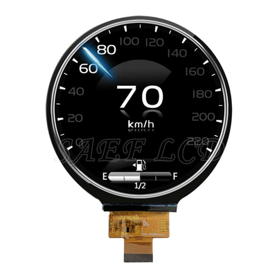 صفحه نمایش LCD گرد 4 اینچی TFT اتومبیل با کیفیت 720x720 نقطه رابط MIPI
