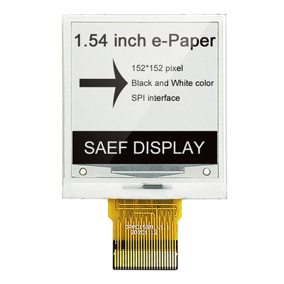 152x152 نقطه وضوح 1.5 اینچ E Ink صفحه نمایش MCU رابط EPD