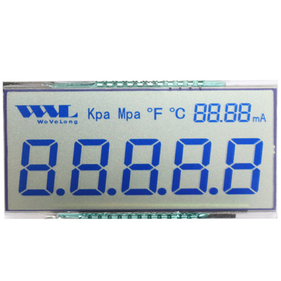 پانل LCD TN سفارشی، LCD متر با ولتاژ، جریان، درجه حرارت، کاراکترهای قدرت / بخش ها