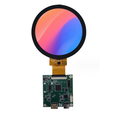 صفحه نمایش LCD TFT HDMI 4 اینچ دور، دایره ای TFT LCD 4 