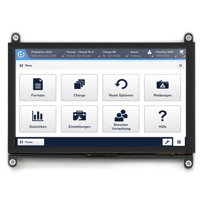 صفحه نمایش LCD 7 اینچی HDMI TFT با صفحه لمسی ظرفیت برای Raspberry PI
