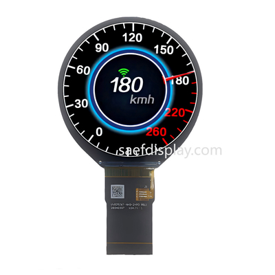 2.48 اینچ TFT LCD IPS دایره ای نمایش 3SPI + 18RGB رابط 480x480 رزولوشن گرد