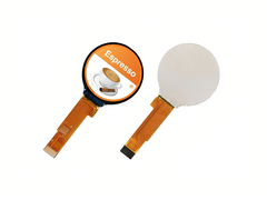 1.28 اینچ نمایشگر LCD TFT گرد - 240x240 SPI، وضوح بالا برای پوشیدنی ها و IoT